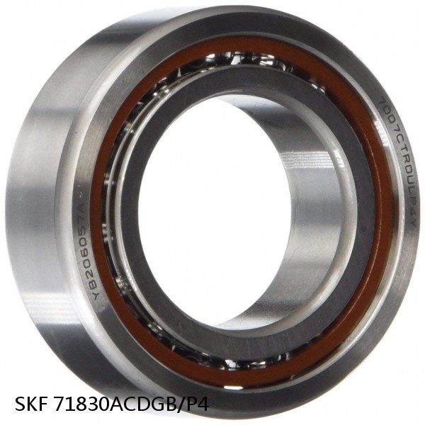 71830ACDGB/P4 SKF Super Precision,Super Precision Bearings,Super Precision Angular Contact,71800 Series,25 Degree Contact Angle